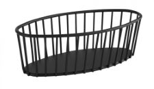 APS KOŠARA OVAL 21*10*7 CM METAL 30412