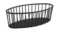 APS KOŠARA OVAL 30*14*12 CM METAL 30413